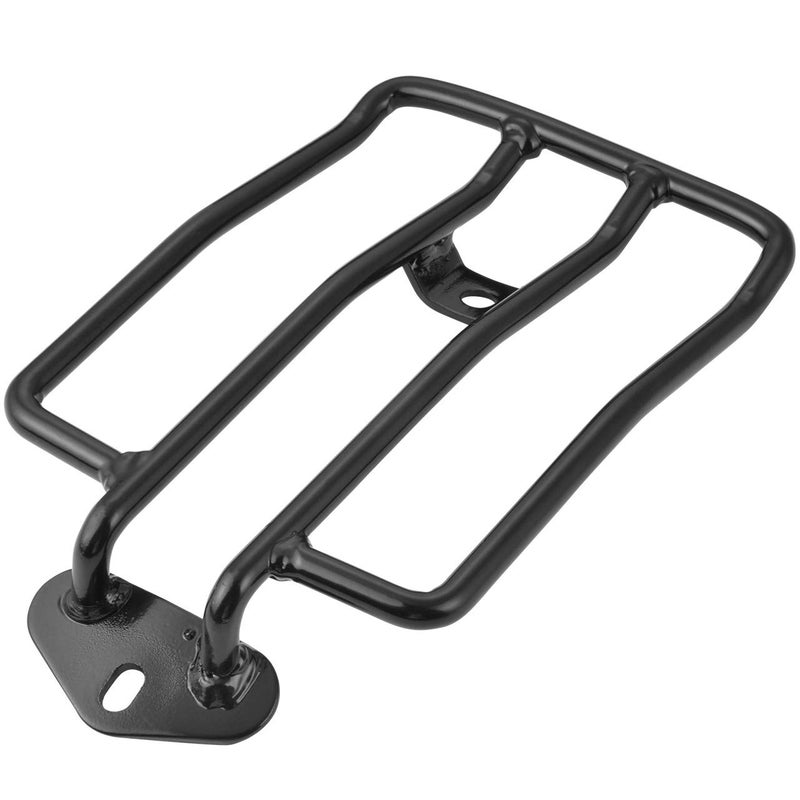 KATUR Motorcycle Luggage Rack Support Shelf Fits Rear Solo Seat 280mm (11") Black Compatible with Harley XL Sportsters 883 XL1200 1985-2003 - Image 1